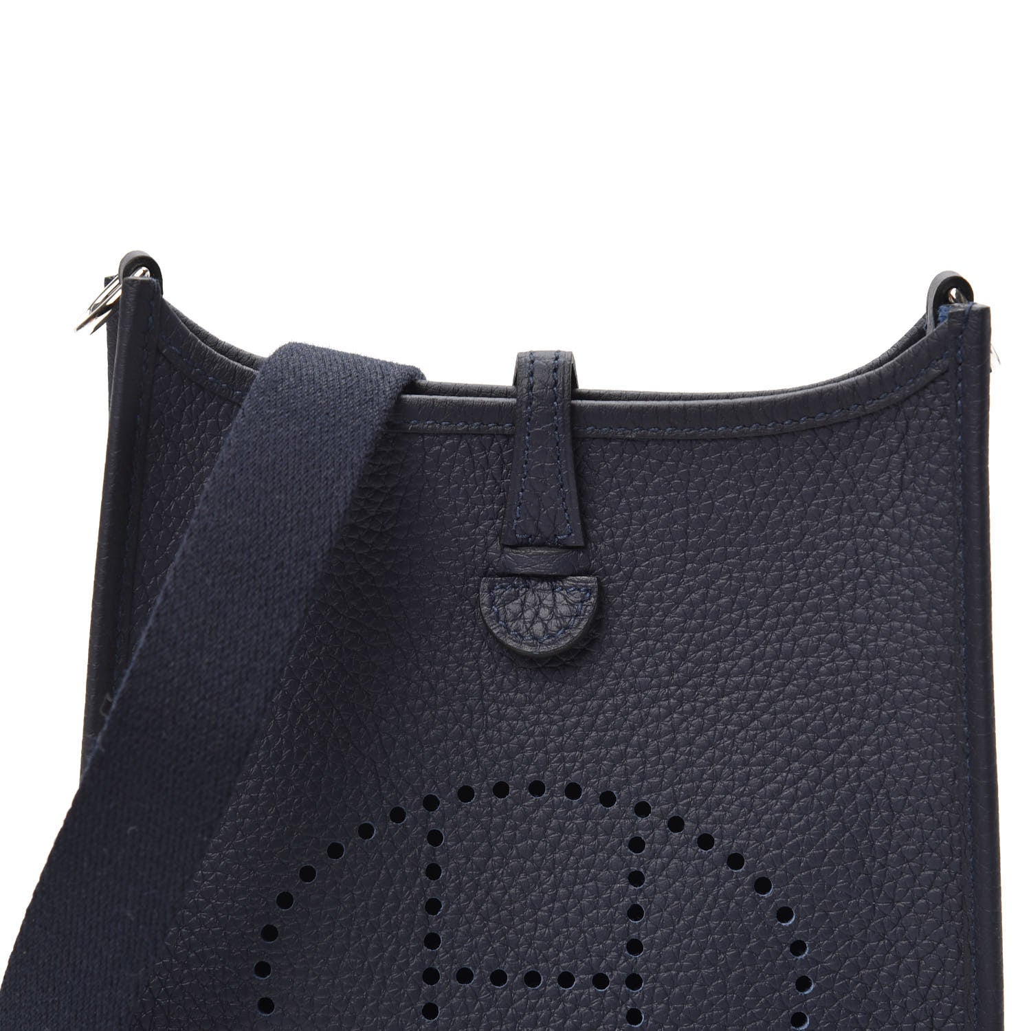 Hermes Taurillon Clemence Evelyne TPM Bleu Nuit 7 of 9