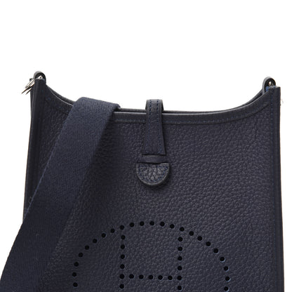 Hermes Taurillon Clemence Evelyne TPM Bleu Nuit 7 of 9