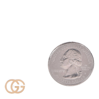 Gucci 18K Yellow Gold GG Tissue Stud Earrings 2 of 5