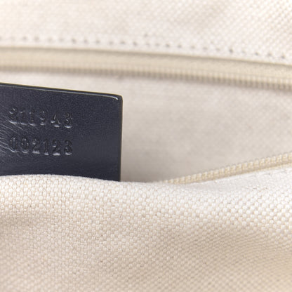 Gucci Monogram Calfskin Large Sukey Tote Beige Blue 7 of 11