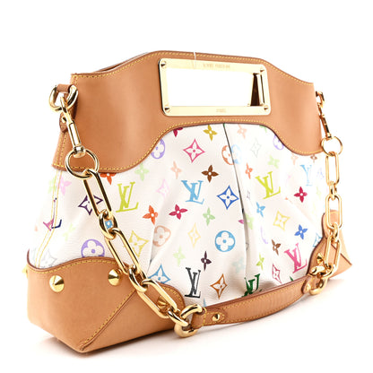Louis Vuitton Monogram Multicolor Judy MM White 3 of 14