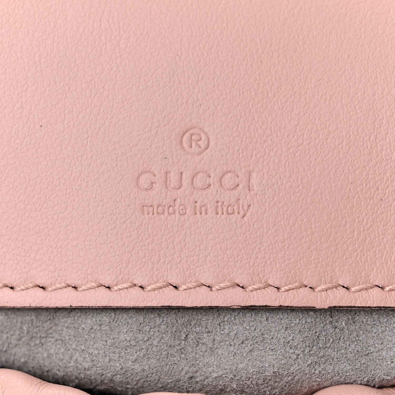 Gucci Calfskin Matelasse Mini GG Marmont 2.0 Bucket Bag Perfect Pink 6 of 10