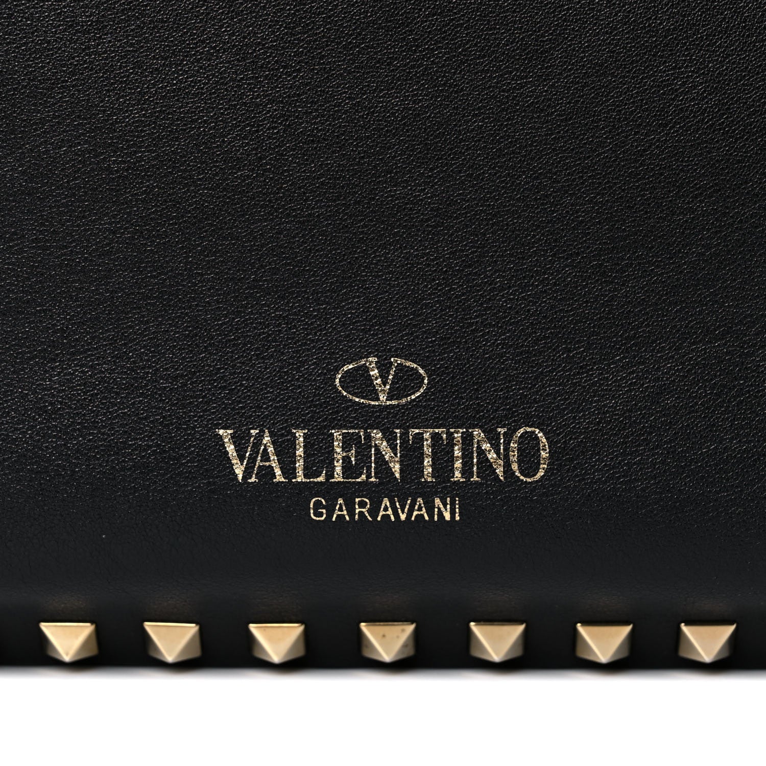 Valentino Garavani Vitello Medium Rockstud Tote Black 7 of 14