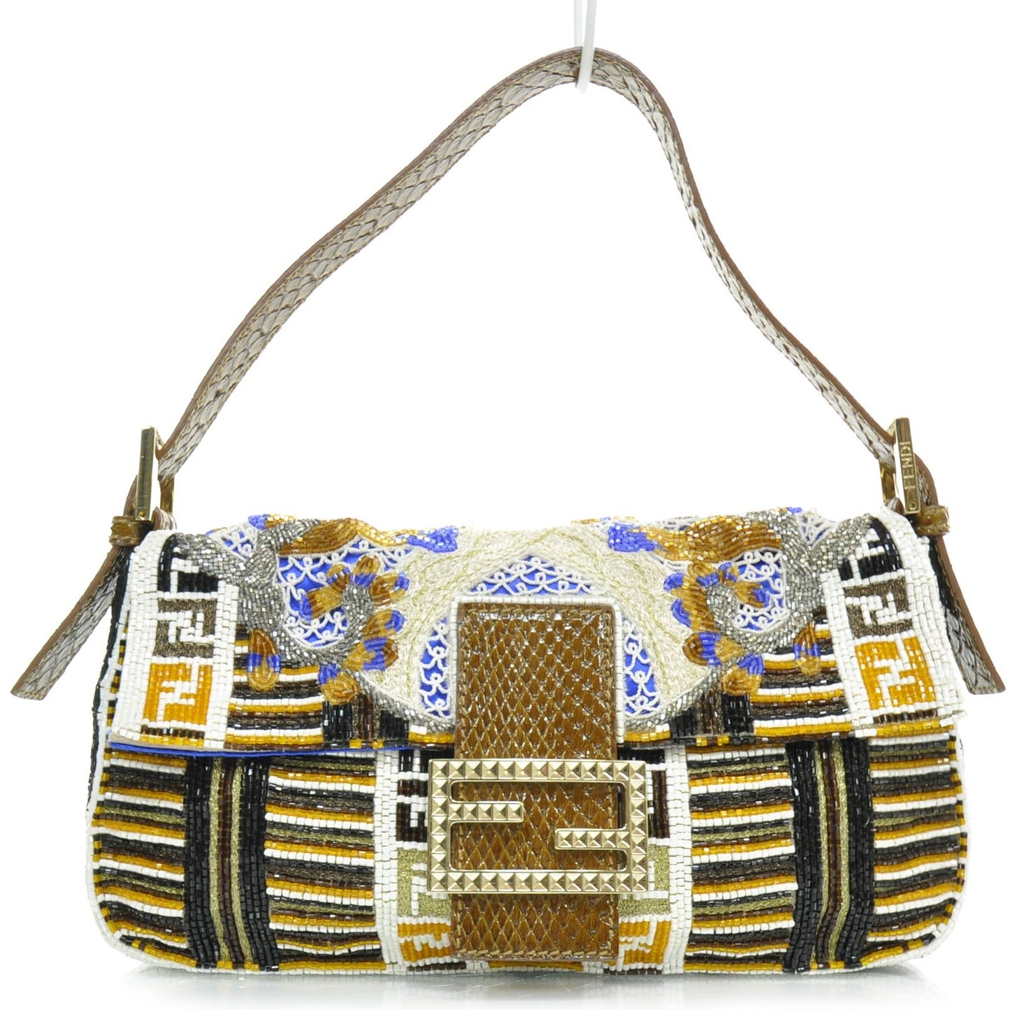 Python Crochet Beaded Baguette