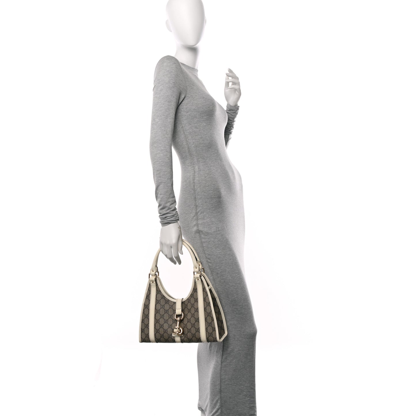 GG Plus Monogram Small Joy Shoulder Bag Off White