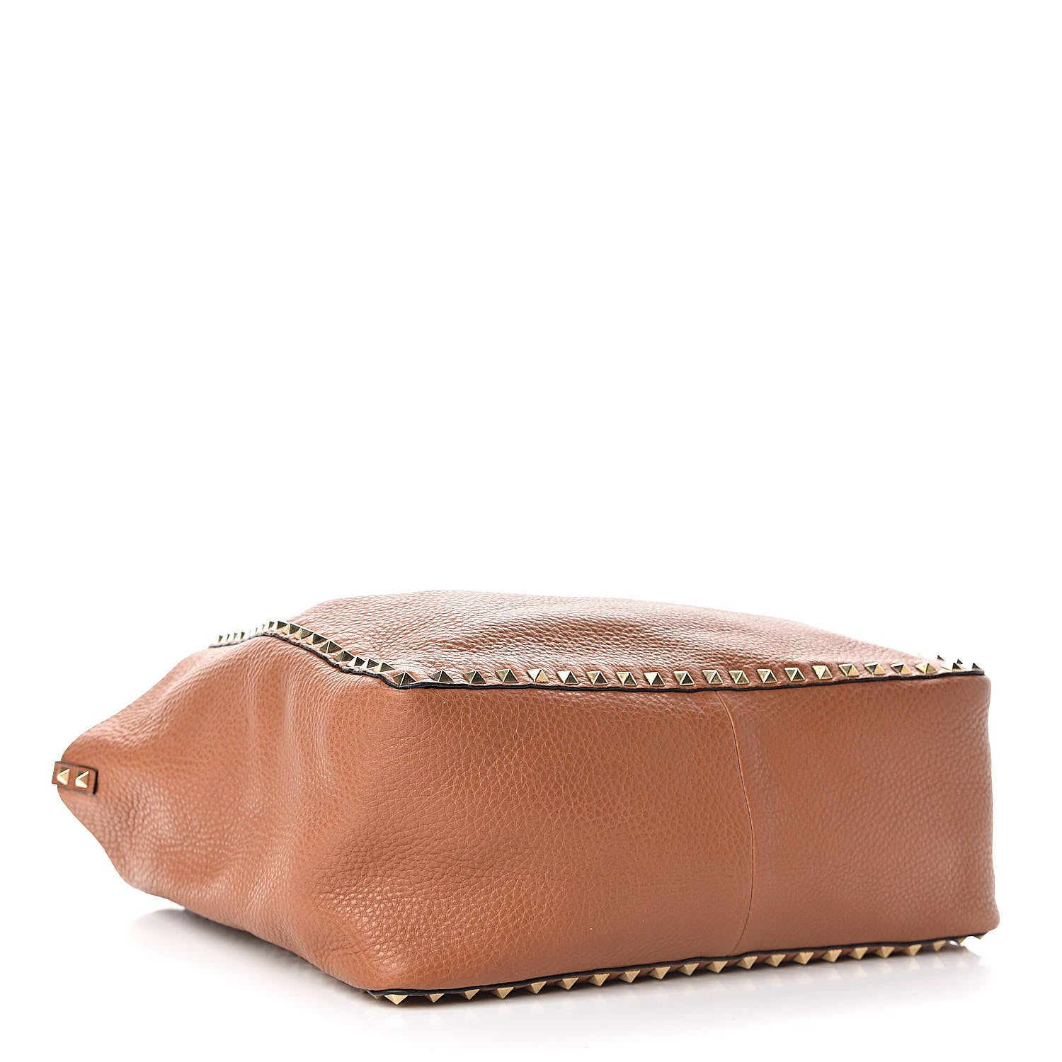 Valentino Garavani Pebbled Calfskin Medium Rockstud Reversible Tote Light Cuir Marine 6 of 15