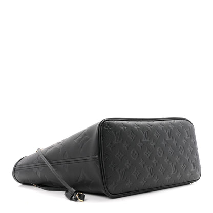 Louis Vuitton Empreinte Monogram Giant Neverfull MM Black 5 of 11