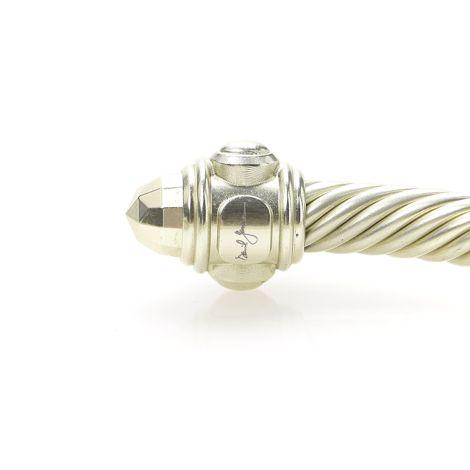 David Yurman Aluminum 5mm Renaissance Bracelet Pale Gold 5 of 5
