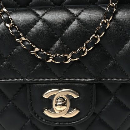 Chanel Lambskin Quilted CC In Love Heart Bag Black 8 of 9