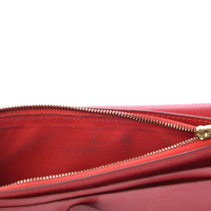 Hermes Box Cadena Wallet Rouge Vif 14 of 29