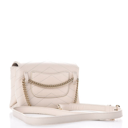 Chanel Calfskin Chevron Stitched Waist Bag Fanny Pack Ivory 3 of 7