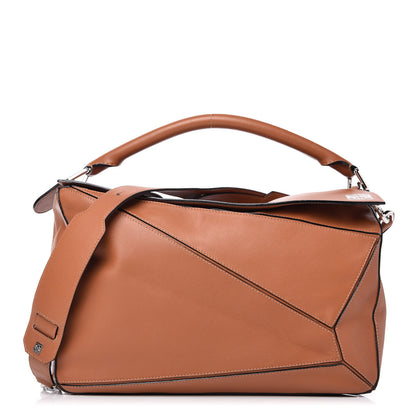 Loewe Calfskin Large Puzzle Bag Tan 1 of 8