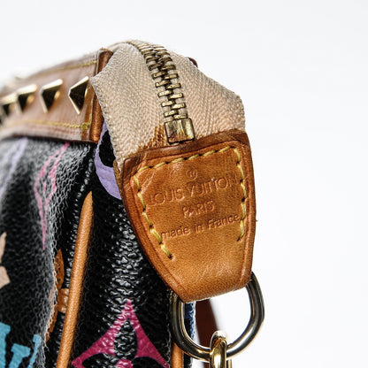 Louis Vuitton Monogram Multicolor Pochette Accessories Black 6 of 9