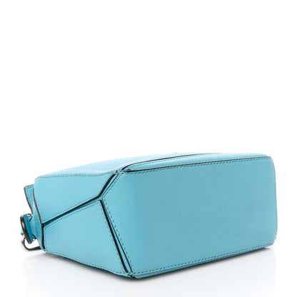 Loewe Calfskin Mini Puzzle Bag Cyan 4 of 13