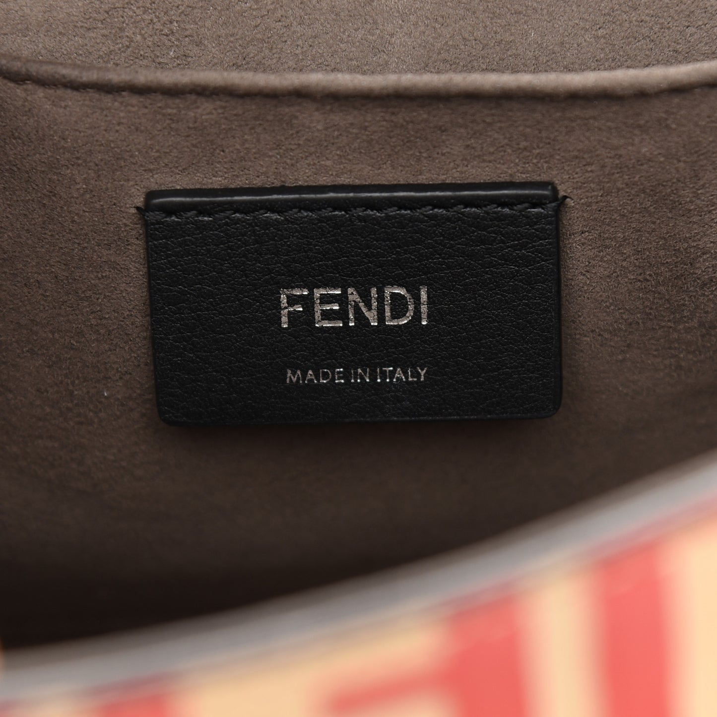 Vitello Century F is Fendi FF Embossed Kan I Shoulder Bag Amido Fiamma