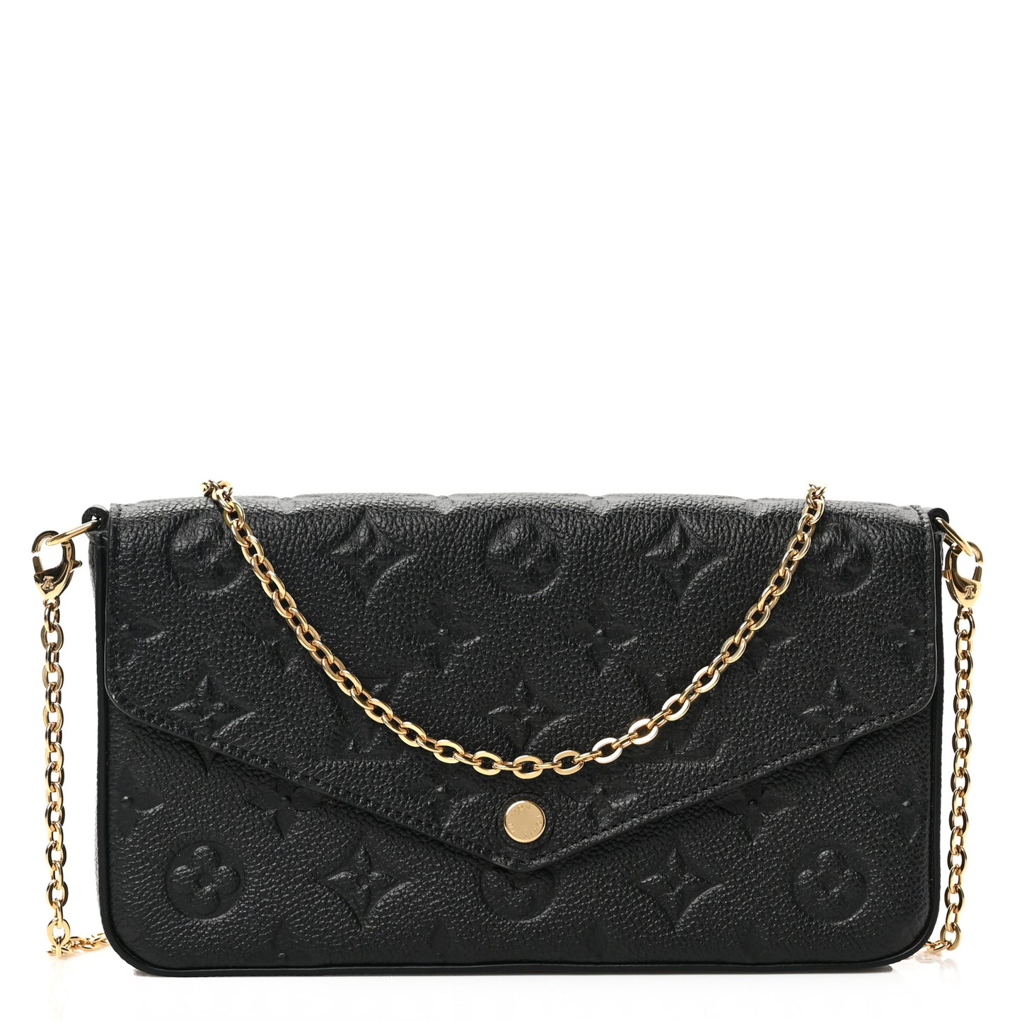 Empreinte Pochette Felicie Chain Wallet Black