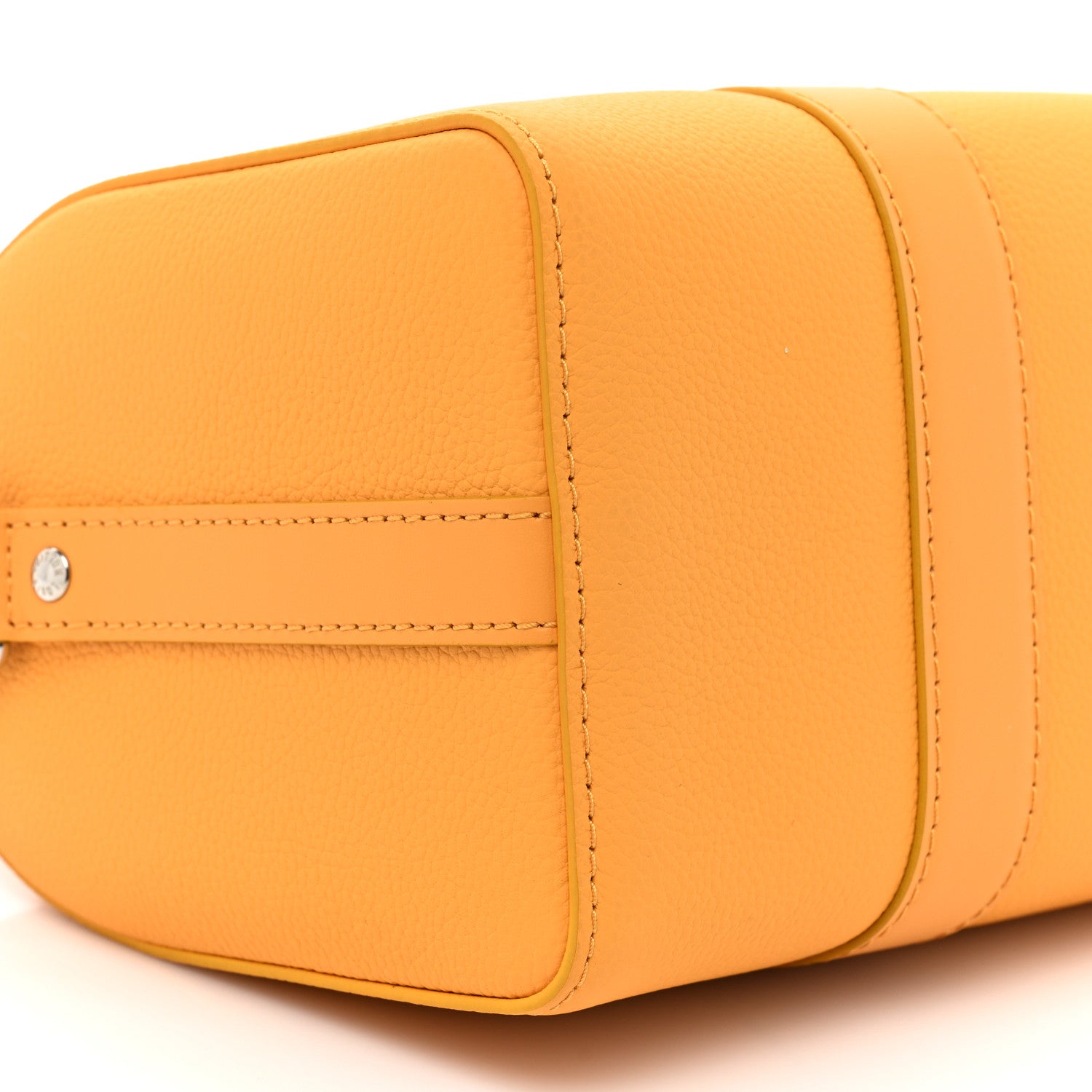 Louis Vuitton Grained Calfskin Aerogram City Keepall Safran Yellow 8 of 12