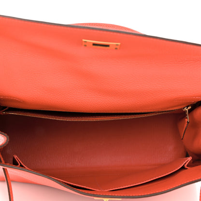 Hermes Togo Kelly Retourne 28 Rose Jaipur 5 of 12