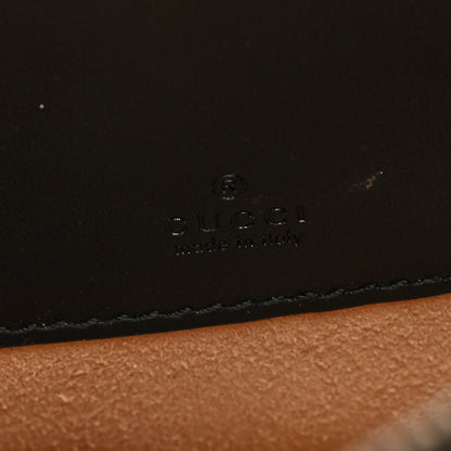 Gucci Calfskin Matelasse GG Marmont Round Wrist Wallet Black 6 of 6