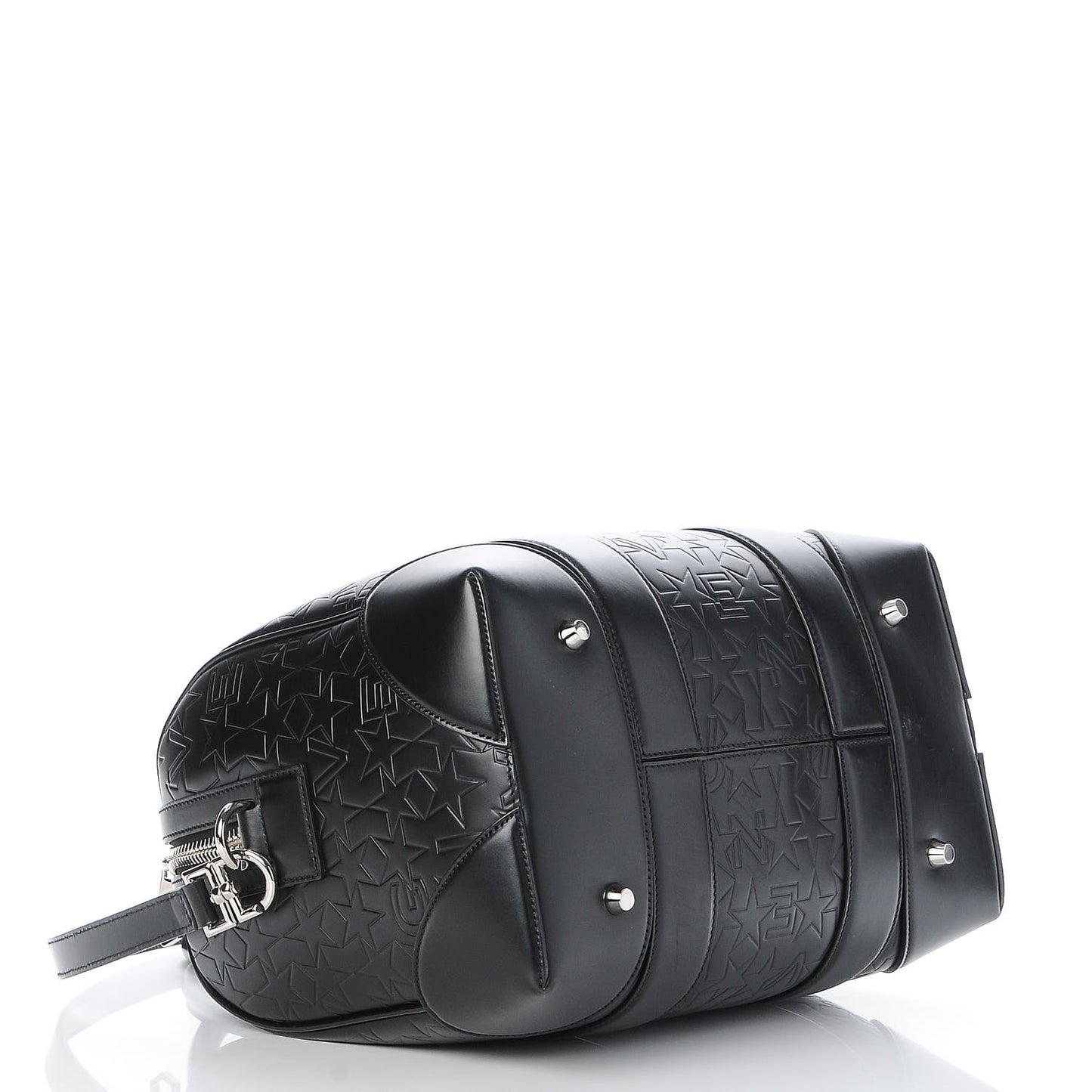 Calfskin Star Embossed Medium Lucrezia Black