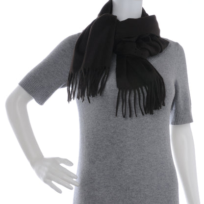 Louis Vuitton Cashmere Perforated Scarf Brown 3 of 4