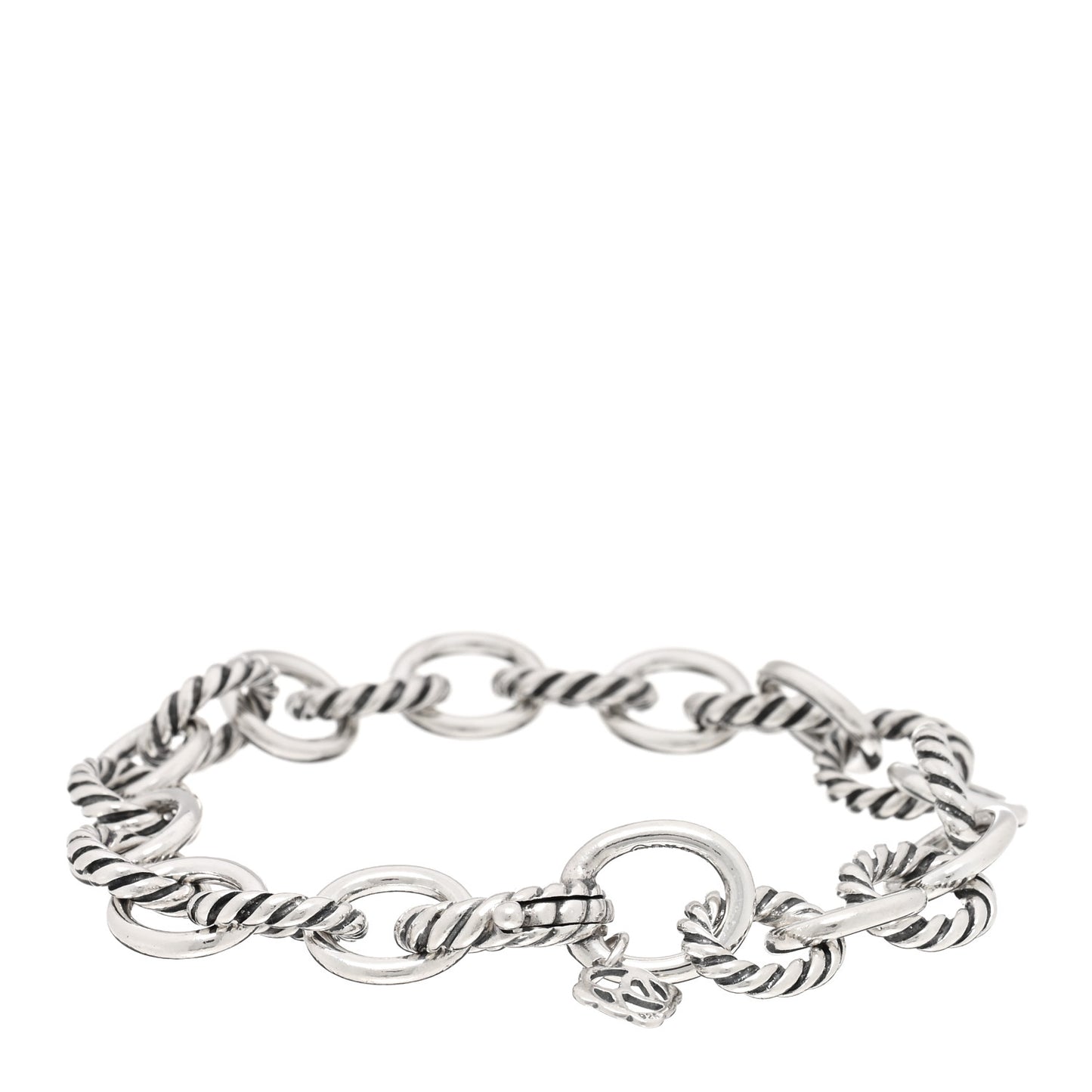 Sterling Silver 10mm Medium Oval Link Bracelet