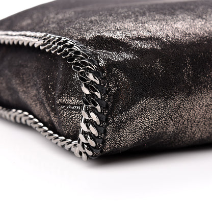 Stella McCartney Chamois Shiny Dotted Small Falabella Tote Ruthenium 5 of 10