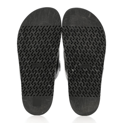 Hermes Calfskin Womens Chypre Sandals 40.5 Black 5 of 11