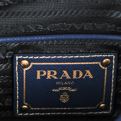 Prada Saffiano Lux Shopping Tote Bleuette 6 of 8