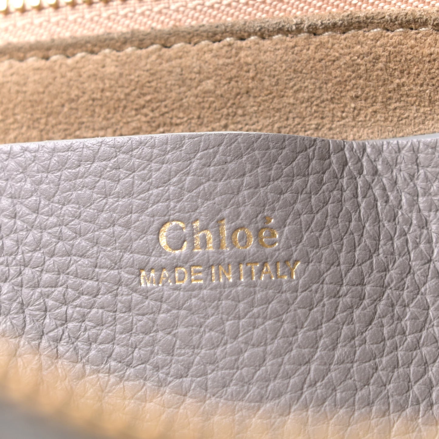 Grained Calfskin Small Hayley Hobo Cashmere Grey