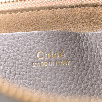 Chloe Grained Calfskin Small Hayley Hobo Cashmere Grey 5 of 9