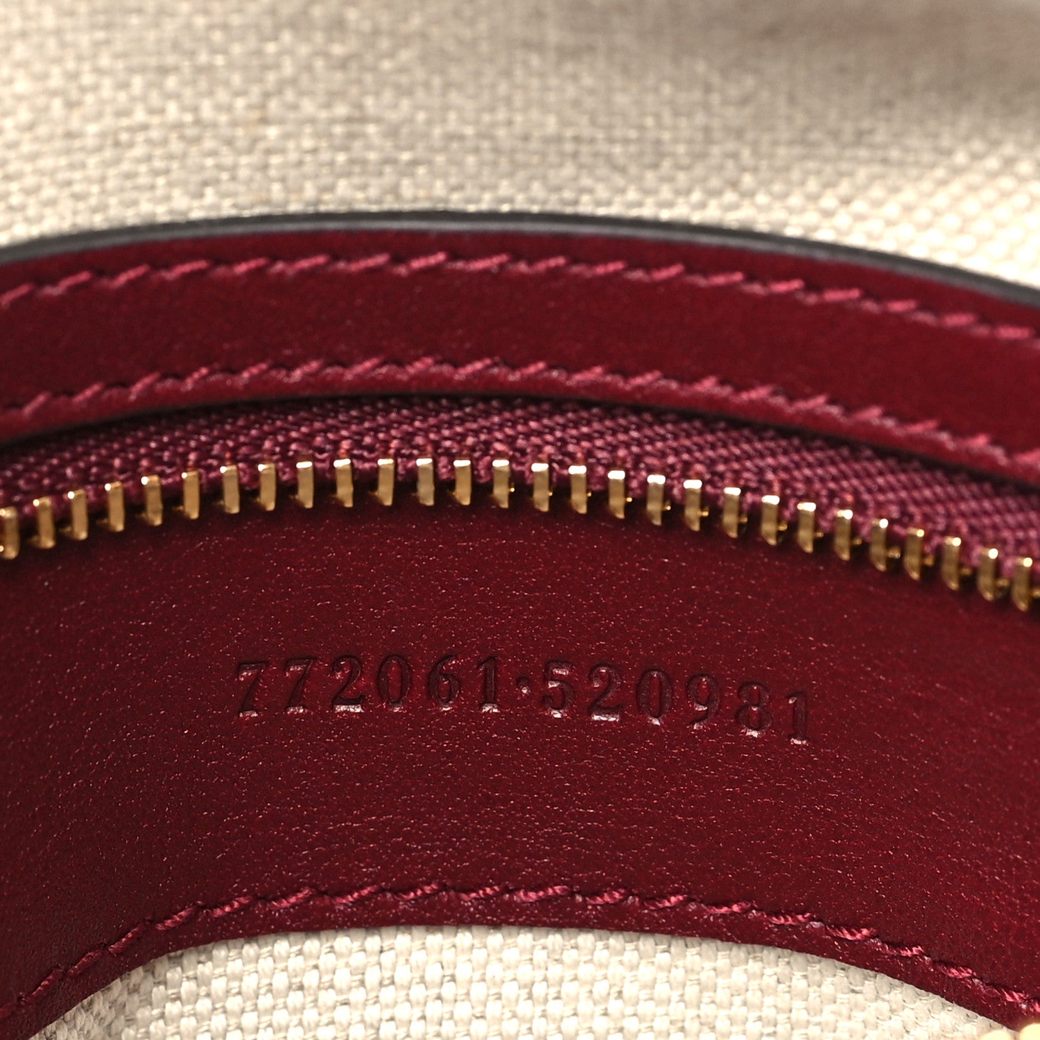 Gucci GG Monogram Textured Dollar Calfskin Web Small Ophidia Top Handle Bowler Bag Rosso Ancora 7 of 10