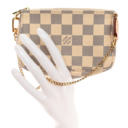 Louis Vuitton Damier Azur Mini Pochette Accessories 2 of 10