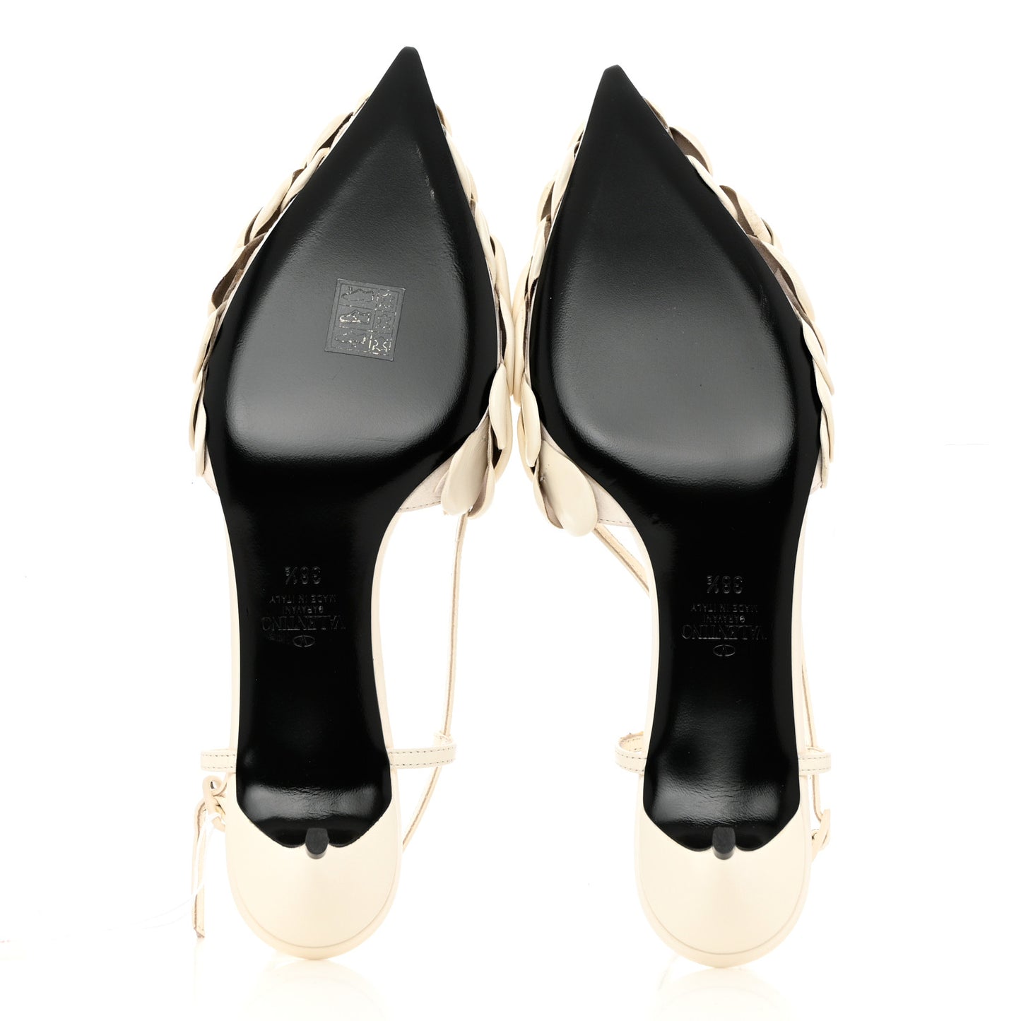 Kidskin Atelier 03 Rose Edition Slingback 40mm Pumps 38.5 Avorio