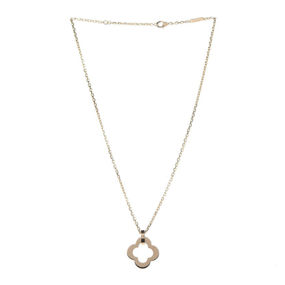 Van Cleef & Arpels 18K Yellow Gold Byzantine Alhambra Pendant Necklace 4 of 8