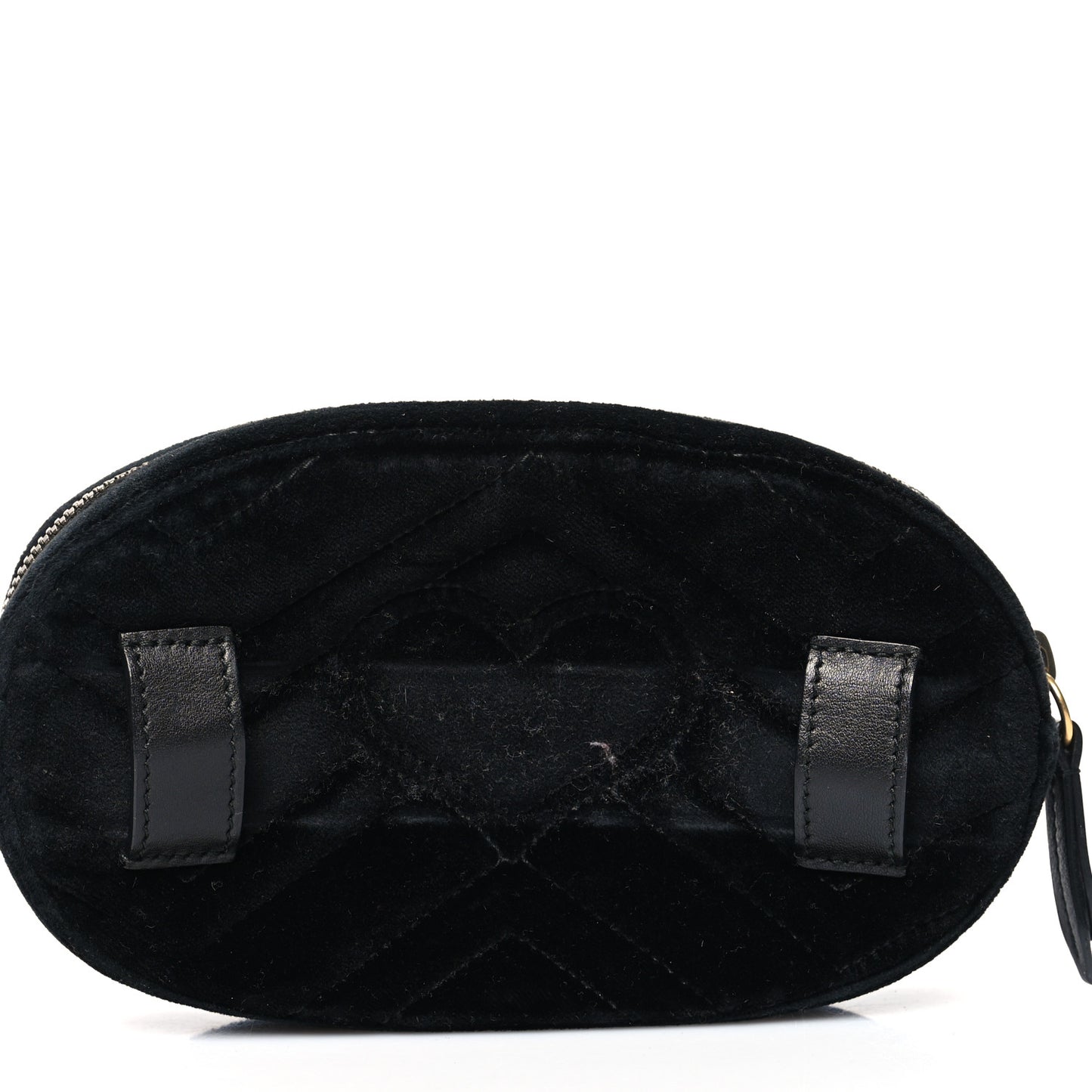 Velvet Matelasse GG Marmont Belt Bag 95 38 Black