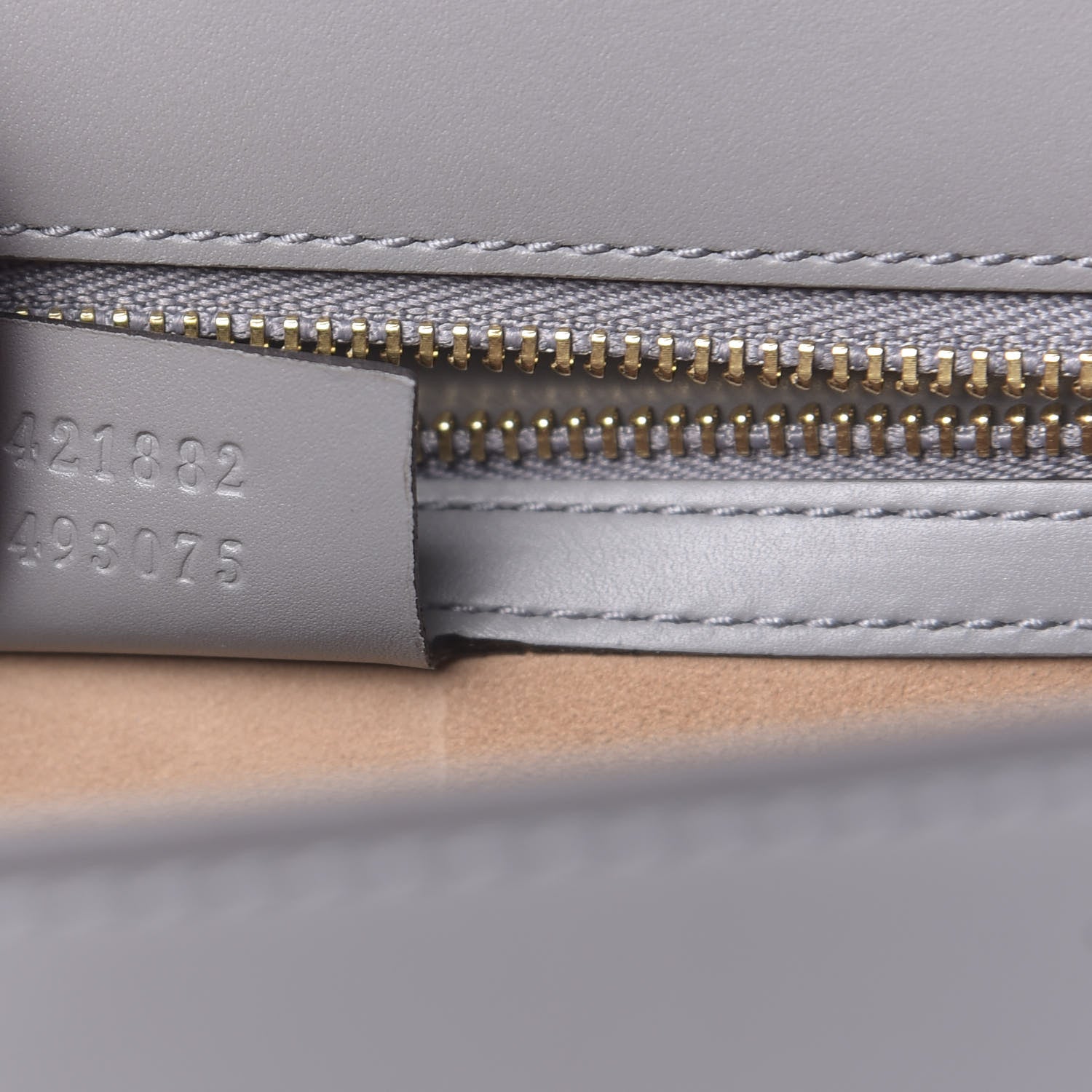 Gucci Calfskin Small Sylvie Shoulder Bag Deep Grey 7 of 10