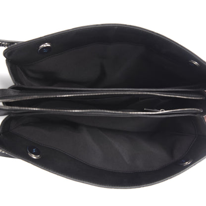 Chanel Calfskin Quilted Frame In Chain Tote Black 5 of 11