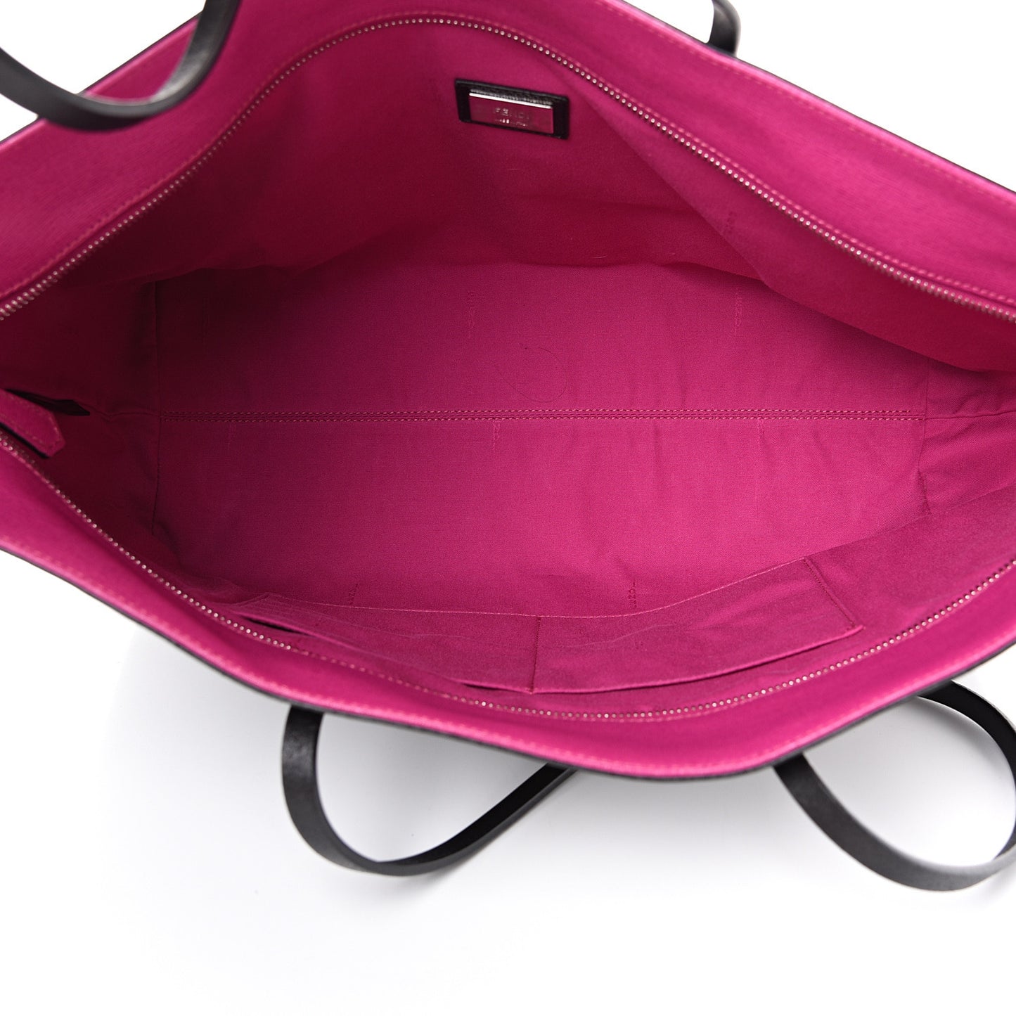 Vitello Elite Cuoio Monster Buggies Medium Roll Tote Carbone Black Multicolor Magenta
