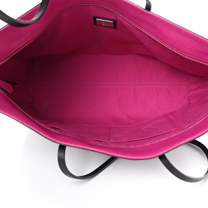 Fendi Vitello Elite Cuoio Monster Buggies Medium Roll Tote Carbone Black Multicolor Magenta 4 of 10