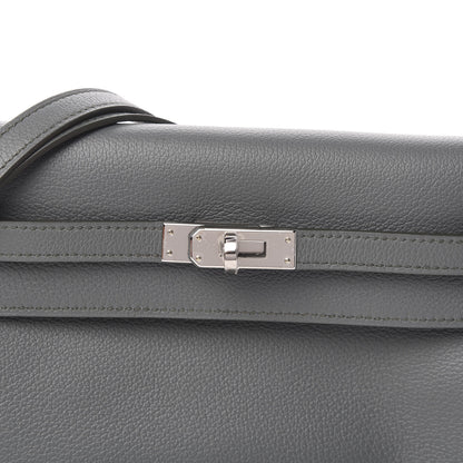 Hermes Evercolor Kelly Danse II Belt Bag Vert Amande 10 of 11