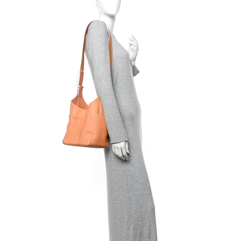Grained Calfskin Mini So Cool Satchel Abricot