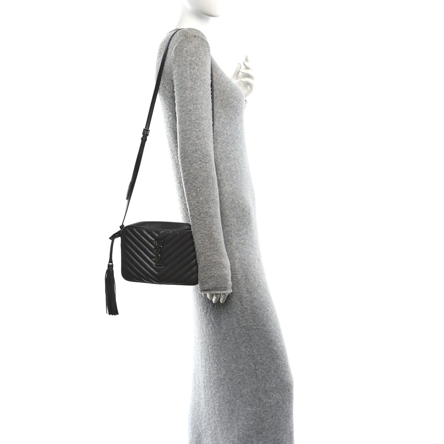Calfskin Matelasse Monogram Lou Camera Bag Storm