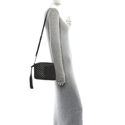 Saint Laurent Calfskin Matelasse Monogram Lou Camera Bag Storm 2 of 10