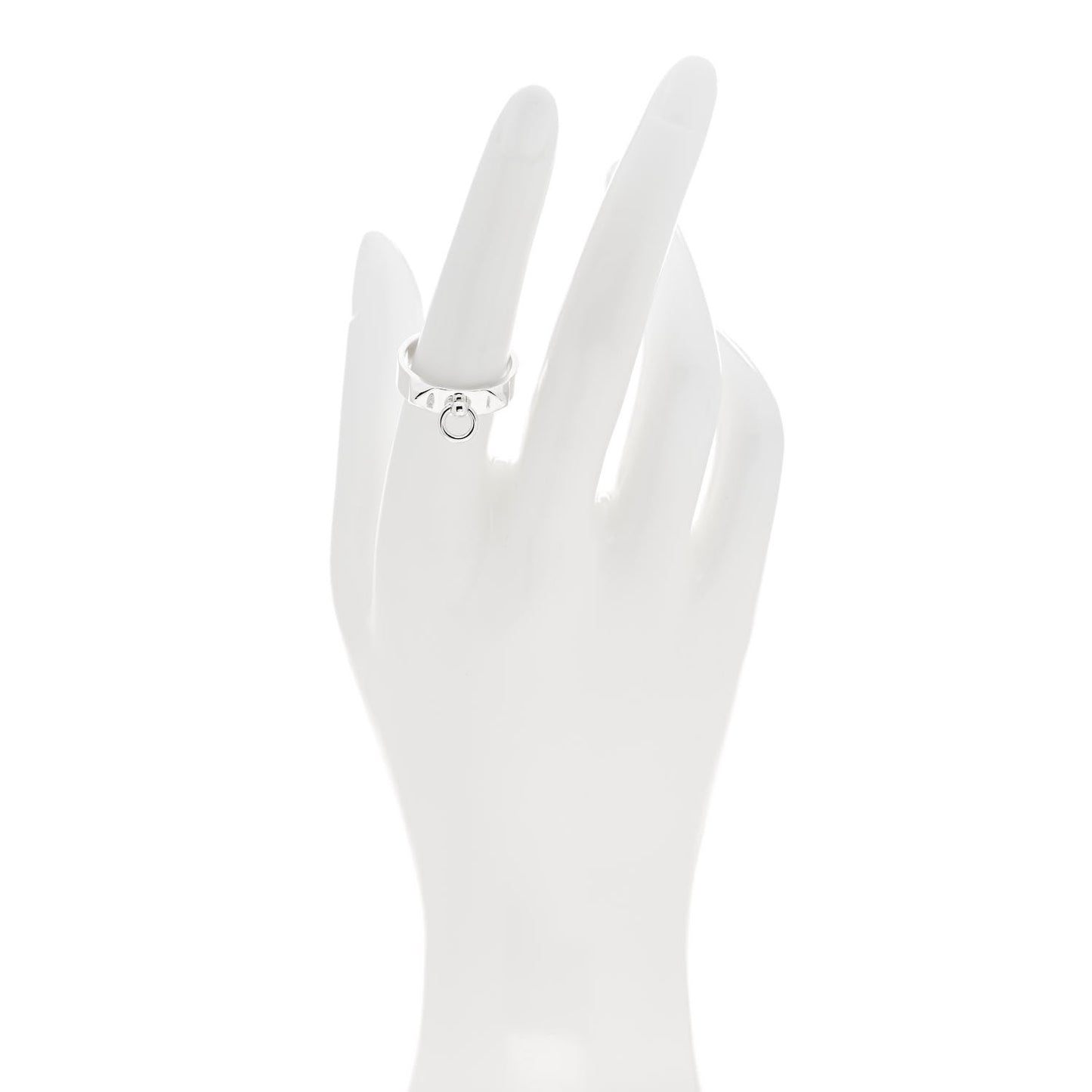 Sterling Silver PM Collier De Chien Ring 55 7.25