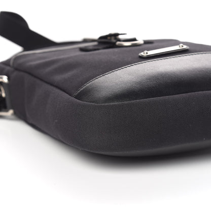 Saint Laurent Canvas Rivington Race Pouch Black 7 of 9
