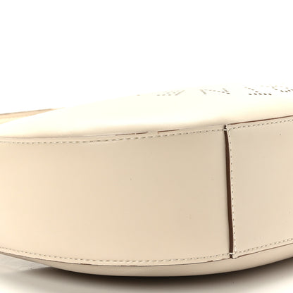 Stella McCartney Eco Alter Nappa Perforated Logo Small Hobo White 7 of 8