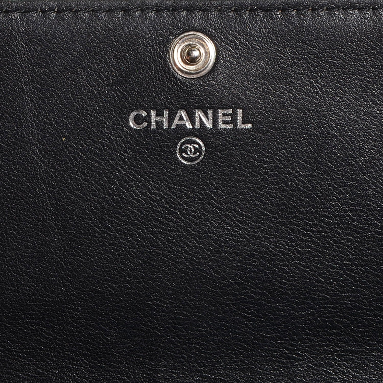 Chanel Caviar Sevruga Long Flap Wallet Black 6 of 8