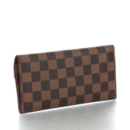 Louis Vuitton Damier Ebene Josephine Wallet Red 3 of 9