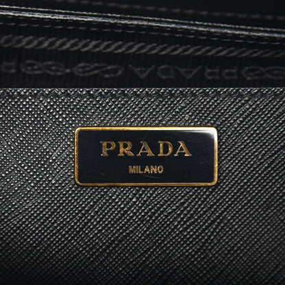 Prada Saffiano Medium Galleria Double Zip Tote Black 7 of 7